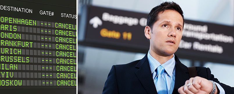 You are eligible for compensation during business trips as well Flight delay during business trips